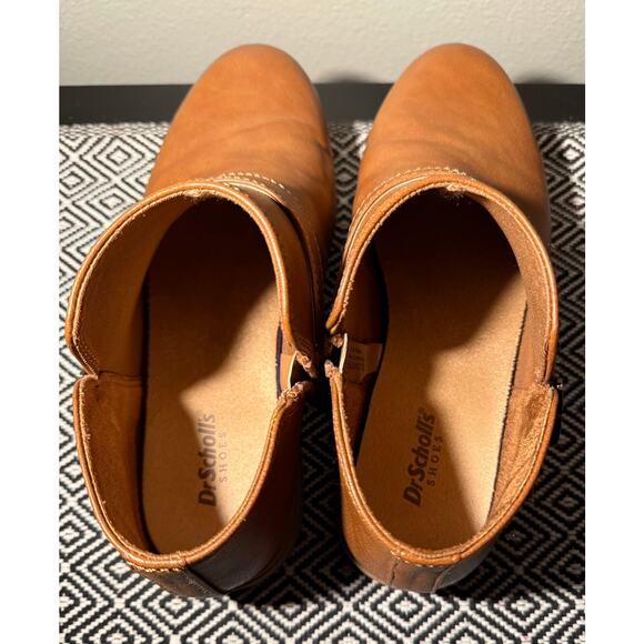 Dr. Scholl's Hello Shootie Zip Ankle Bootie in Honey EUC - Picture 4 of 10